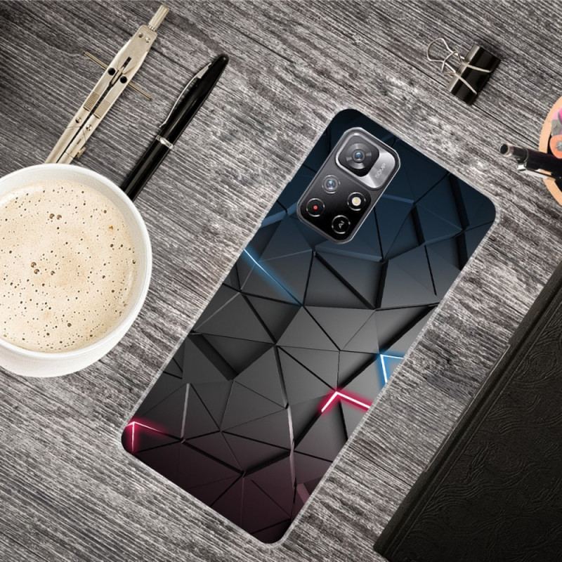 Capa Para Xiaomi Redmi Note 11 Pro Plus 5G Geometria Flexível