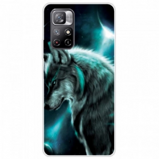 Capa Para Xiaomi Redmi Note 11 Pro Plus 5G Lobo De Silicone