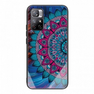 Capa Para Xiaomi Redmi Note 11 Pro Plus 5G Mandala Vidro Temperado