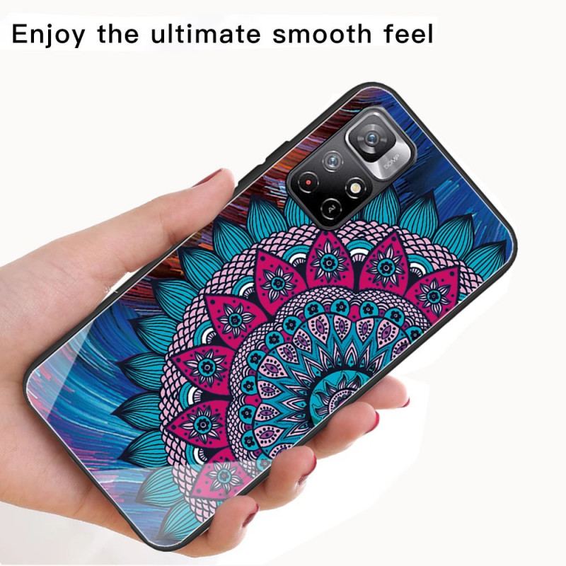 Capa Para Xiaomi Redmi Note 11 Pro Plus 5G Mandala Vidro Temperado