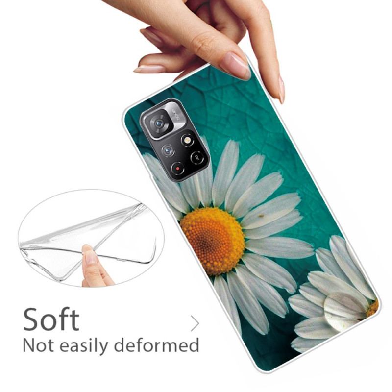 Capa Para Xiaomi Redmi Note 11 Pro Plus 5G Margarida De Silicone