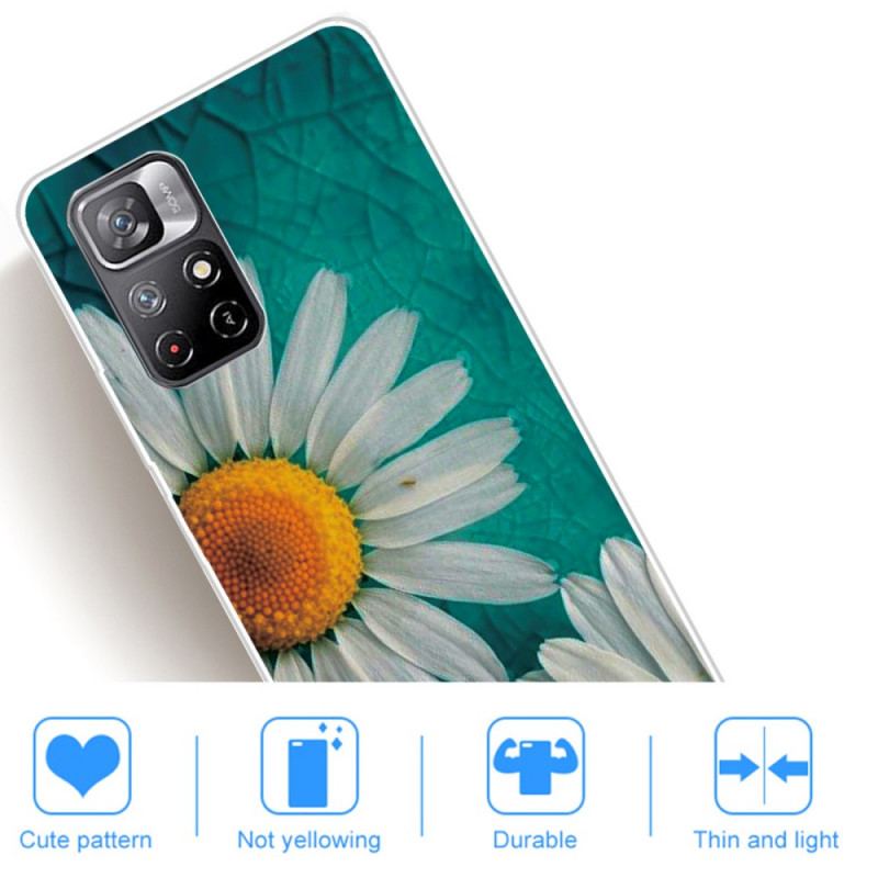 Capa Para Xiaomi Redmi Note 11 Pro Plus 5G Margarida De Silicone