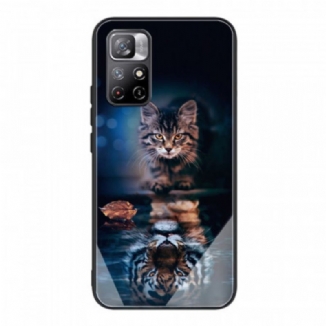 Capa Para Xiaomi Redmi Note 11 Pro Plus 5G Meu Vidro Temperado Tigre