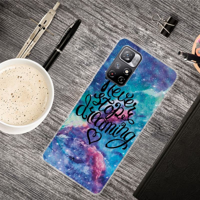 Capa Para Xiaomi Redmi Note 11 Pro Plus 5G Nunca Pare De Sonhar