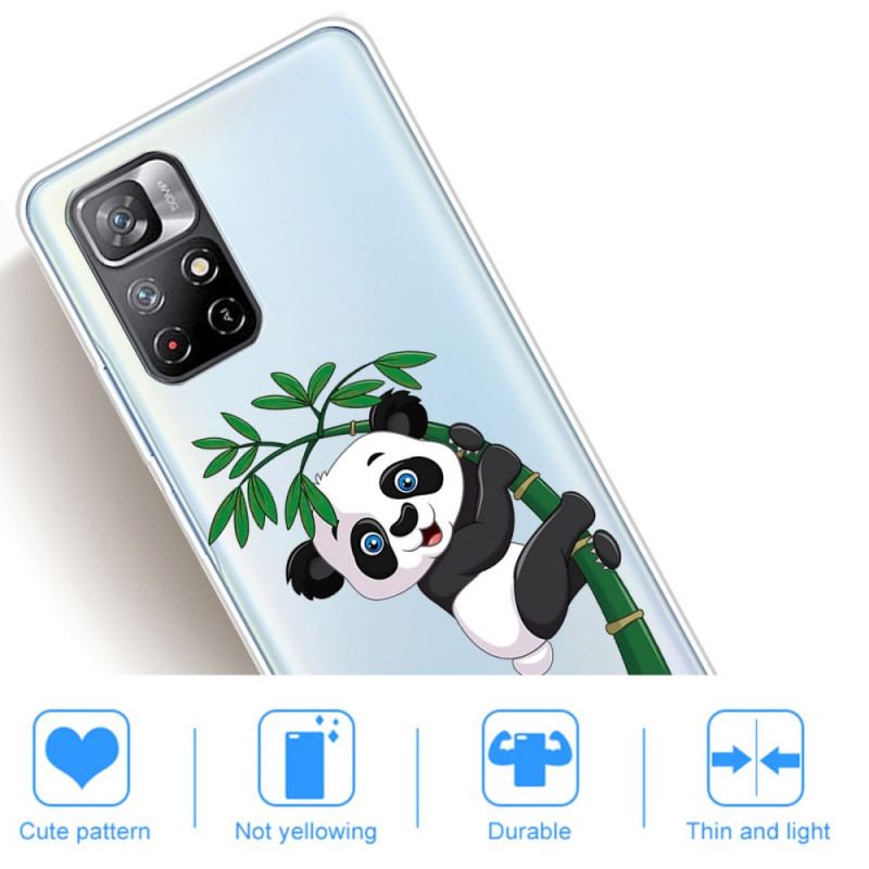 Capa Para Xiaomi Redmi Note 11 Pro Plus 5G Panda Em Bambu