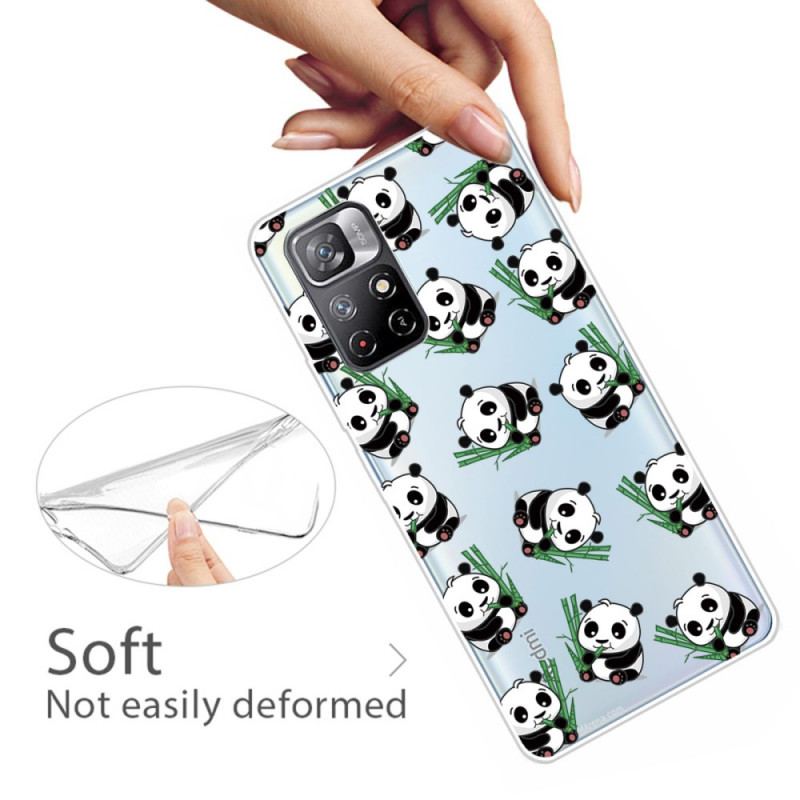 Capa Para Xiaomi Redmi Note 11 Pro Plus 5G Pequenos Pandas