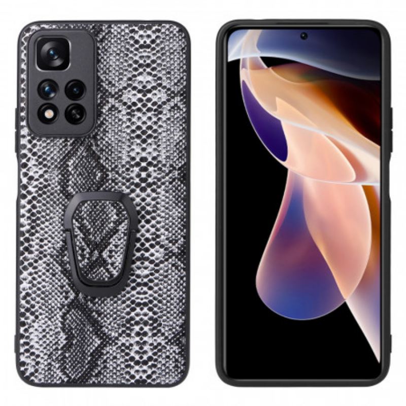 Capa Para Xiaomi Redmi Note 11 Pro Plus 5G Porta-anel Estilo Cobra