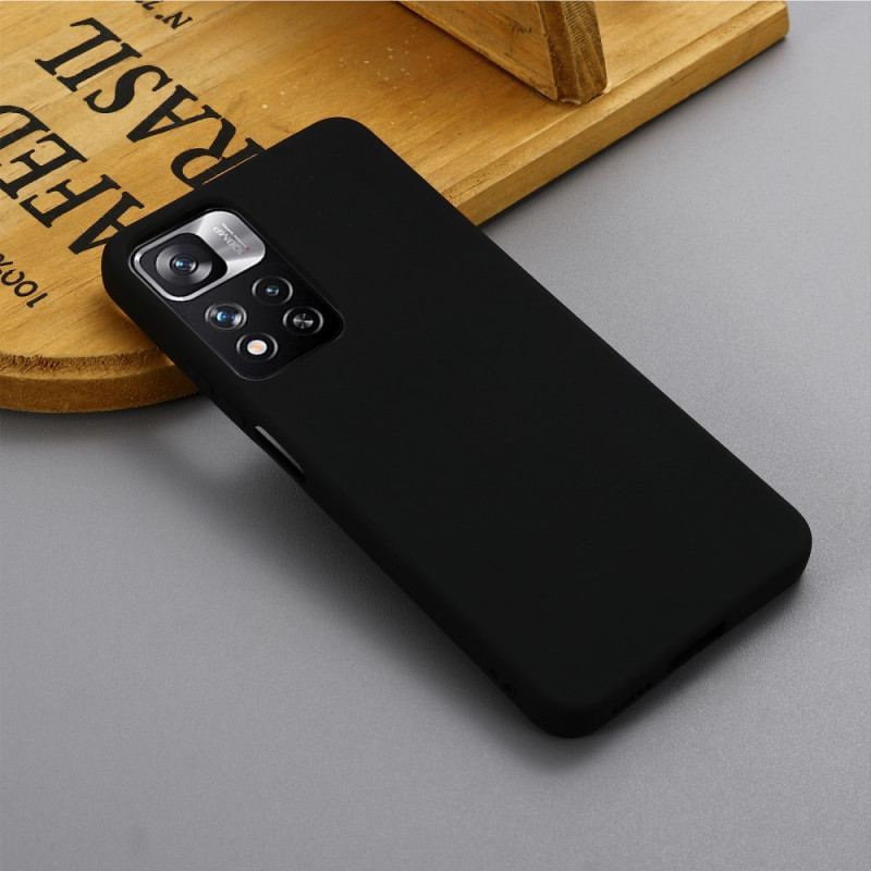 Capa Para Xiaomi Redmi Note 11 Pro Plus 5G Silicone Líquido Com Cordão