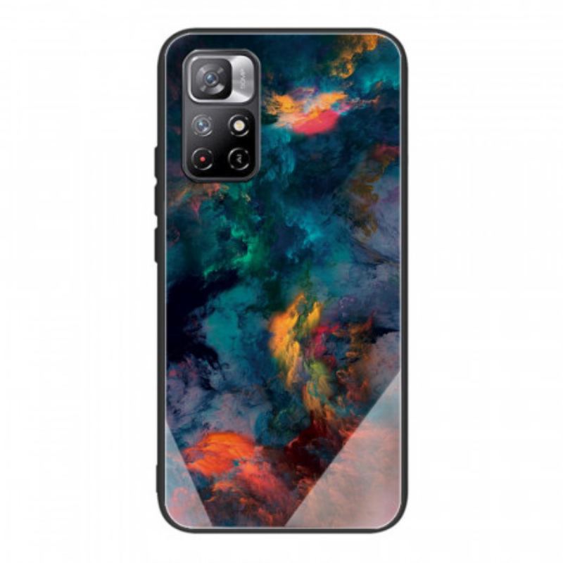 Capa Para Xiaomi Redmi Note 11 Pro Plus 5G Vidro Temperado Celeste