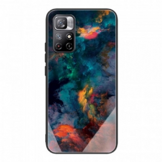 Capa Para Xiaomi Redmi Note 11 Pro Plus 5G Vidro Temperado Celeste