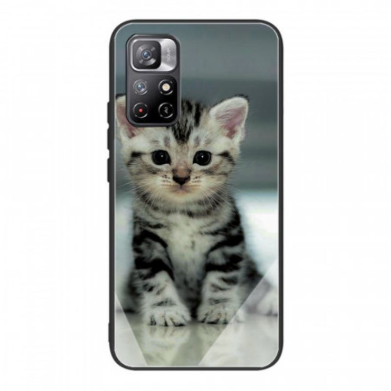 Capa Para Xiaomi Redmi Note 11 Pro Plus 5G Vidro Temperado Gatinho