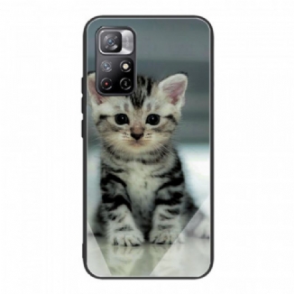 Capa Para Xiaomi Redmi Note 11 Pro Plus 5G Vidro Temperado Gatinho