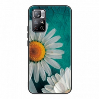 Capa Para Xiaomi Redmi Note 11 Pro Plus 5G Vidro Temperado Margarida