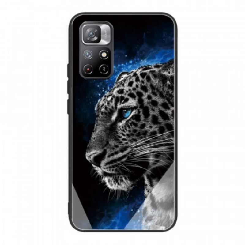 Capa Para Xiaomi Redmi Note 11 Pro Plus 5G Vidro Temperado De Rosto Felino