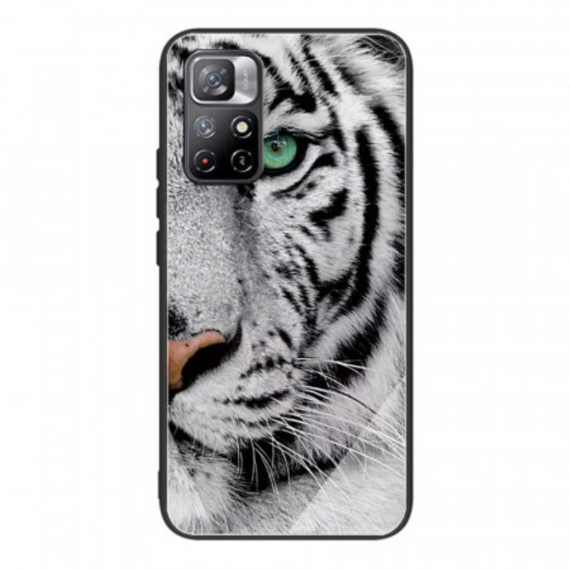 Capa Para Xiaomi Redmi Note 11 Pro Plus 5G Vidro Temperado Tigre