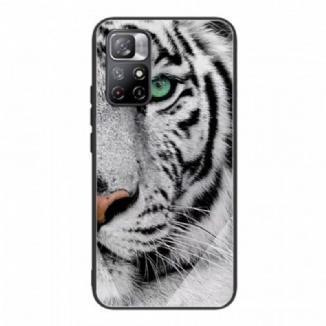 Capa Para Xiaomi Redmi Note 11 Pro Plus 5G Vidro Temperado Tigre