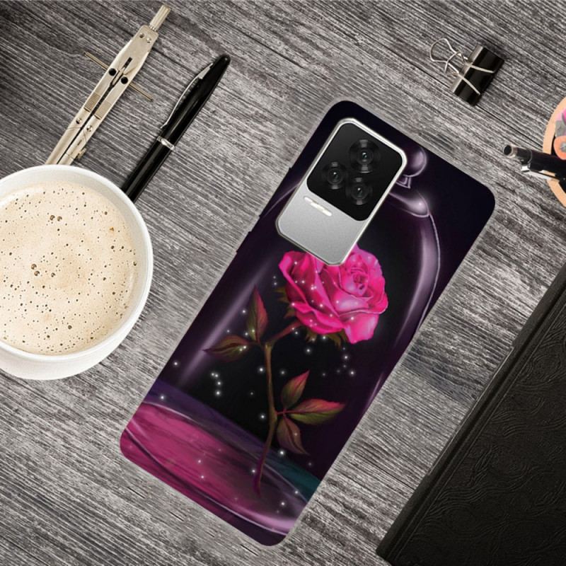 Capa De Celular Para Poco F4 Silicone Rosa