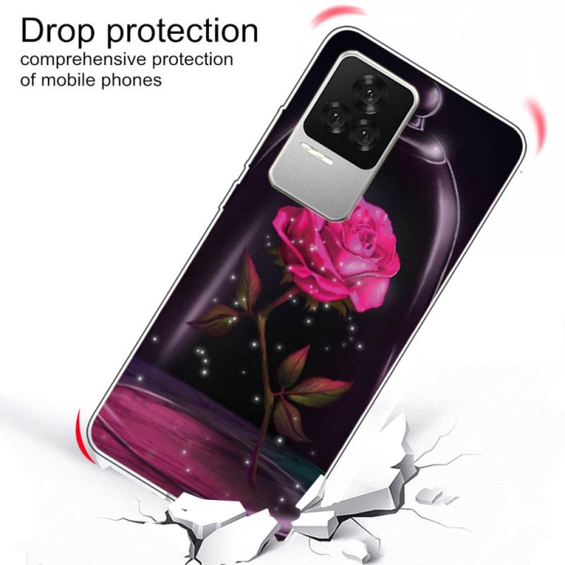 Capa De Celular Para Poco F4 Silicone Rosa