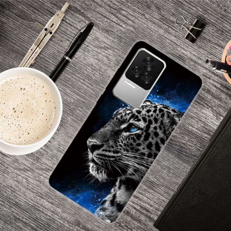 Capa Para Poco F4 Silicone Felino