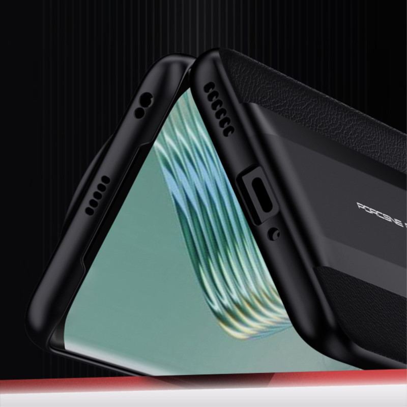 Capa Para Honor Magic 5 Pro Estilo Couro Elegância