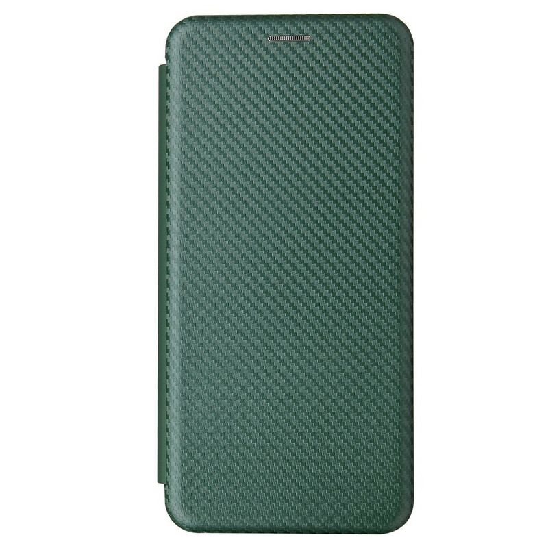 Capa De Celular Para Honor 10X Lite Flip Fibra De Carbono