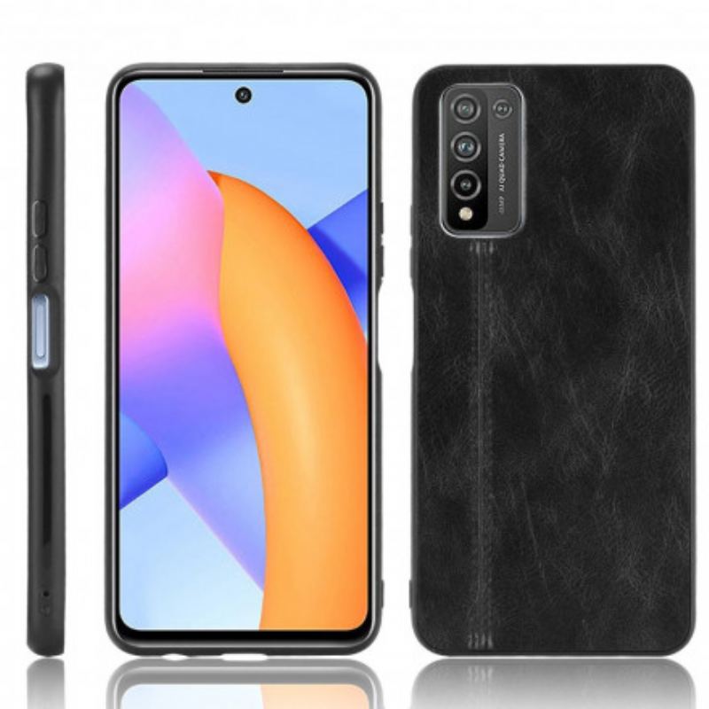 Capa Para Honor 10X Lite Efeito Couro Couture