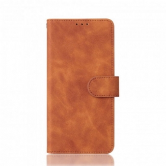 Capa Flip Para OnePlus 9 Pro Toque De Pele