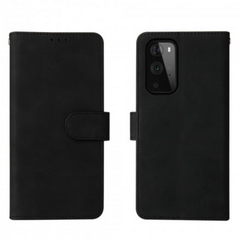 Capa Flip Para OnePlus 9 Pro Toque De Pele