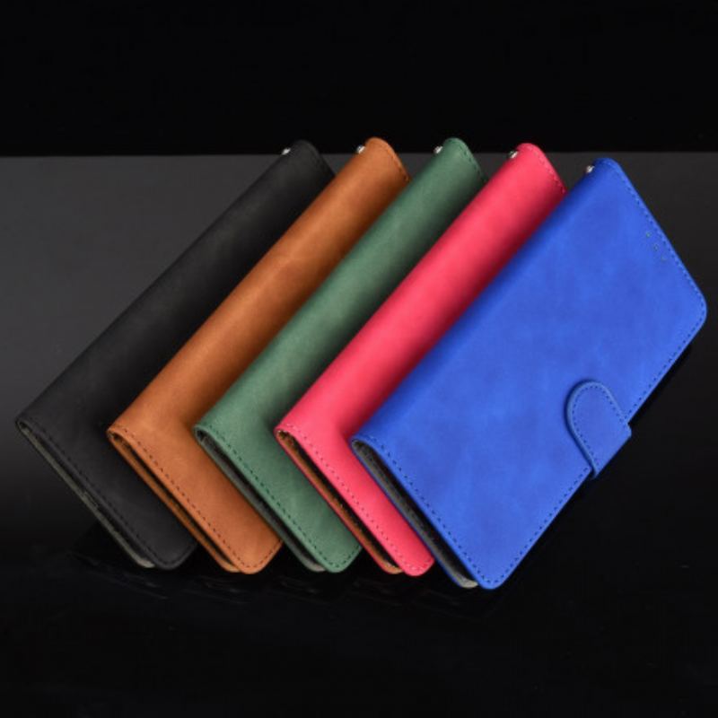 Capa Flip Para OnePlus 9 Pro Toque De Pele