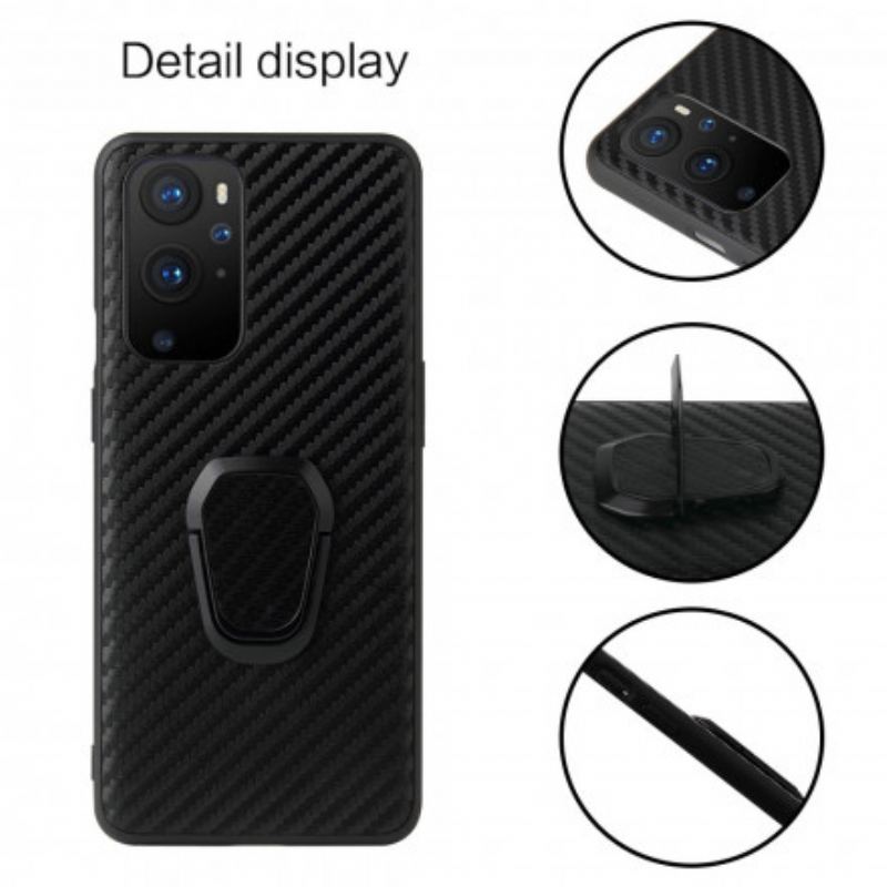 Capa Para OnePlus 9 Pro Black Glitter Ring-suporte