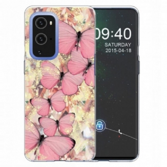 Capa Para OnePlus 9 Pro Borboletas Borboletas