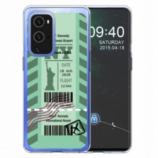 Capa Para OnePlus 9 Pro Cartão De Embarque Para Nova York