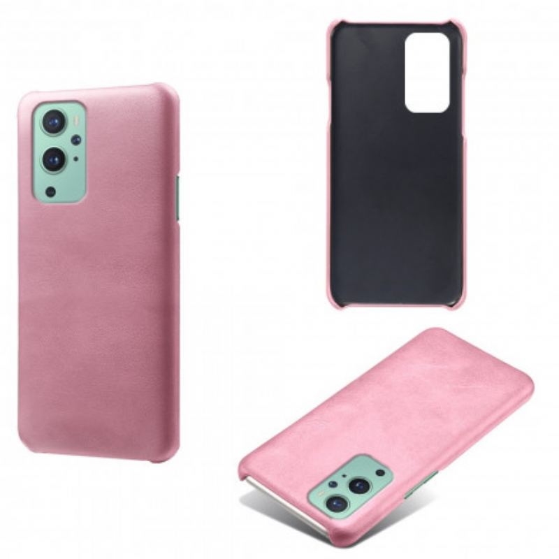 Capa Para OnePlus 9 Pro Efeito Couro Ksq