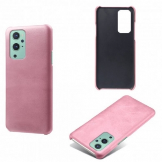 Capa Para OnePlus 9 Pro Efeito Couro Ksq