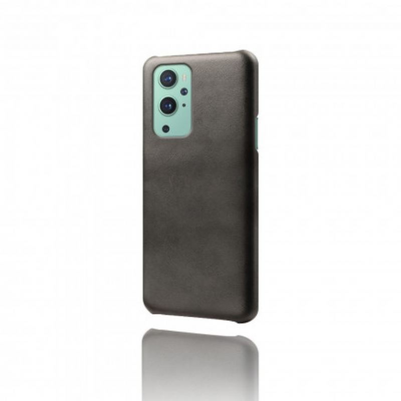 Capa Para OnePlus 9 Pro Efeito Couro Ksq