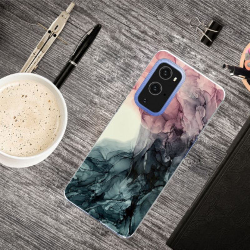 Capa Para OnePlus 9 Pro Mármore Colorido