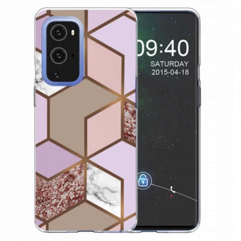 Capa Para OnePlus 9 Pro Mármore Geométrico