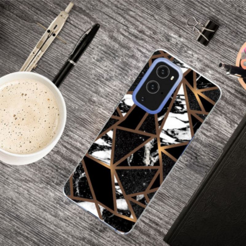 Capa Para OnePlus 9 Pro Mármore Geométrico