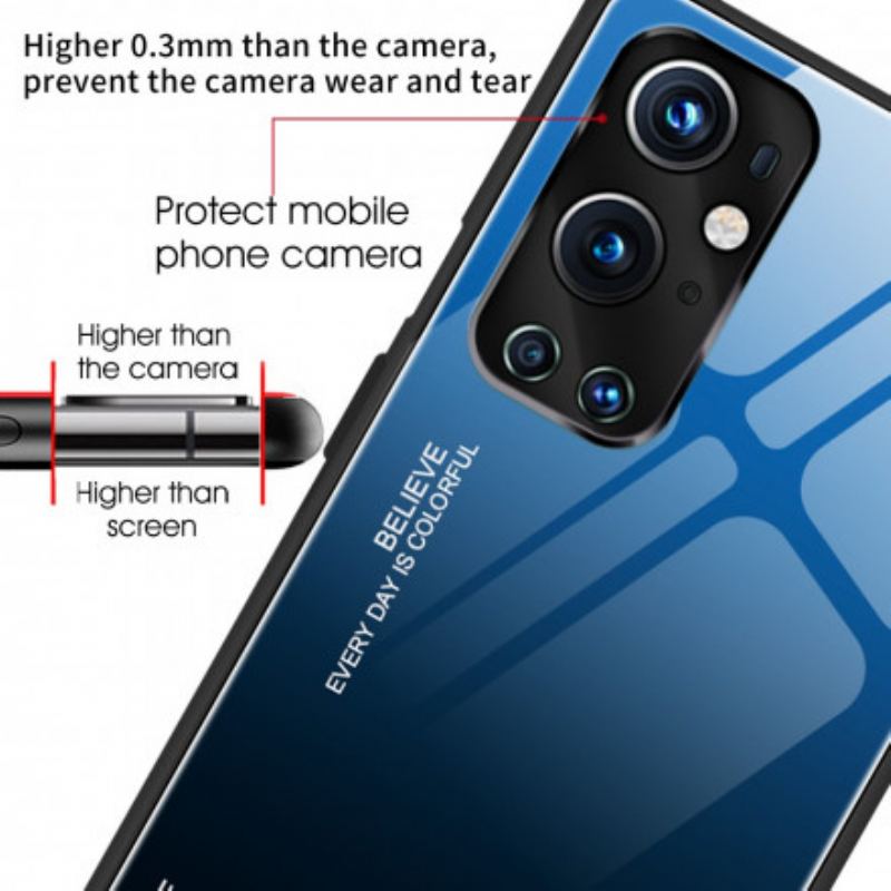 Capa Para OnePlus 9 Pro Vidro Temperado Seja Você Mesmo