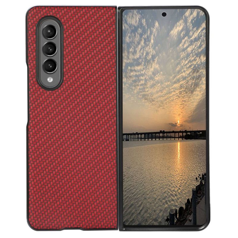 Capa De Celular Para Samsung Galaxy Z Fold 4 Fibra De Carbono