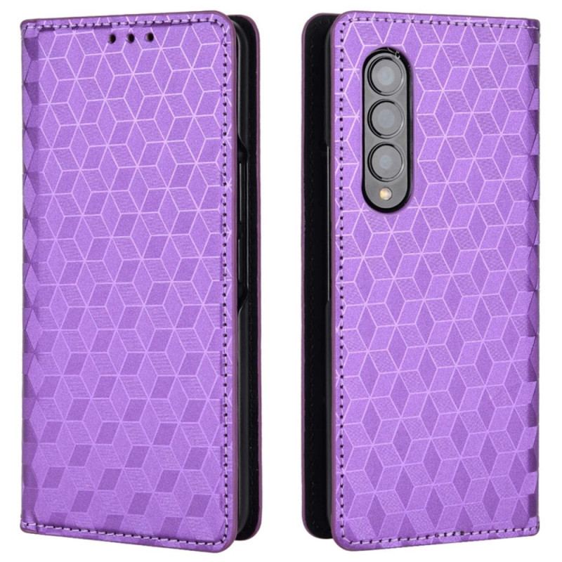 Capa De Celular Para Samsung Galaxy Z Fold 4 Flip Cubo 3d