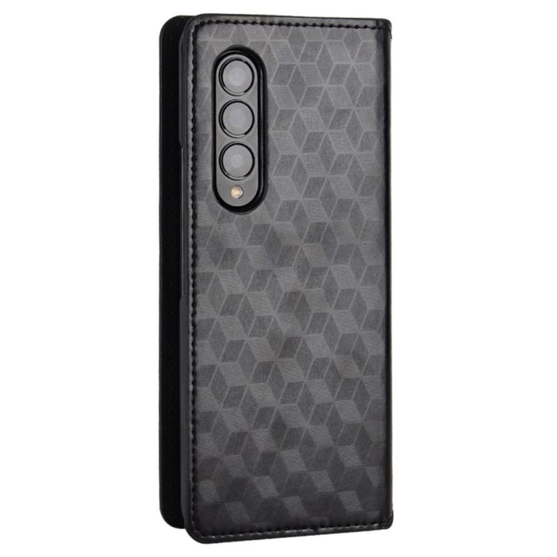 Capa De Celular Para Samsung Galaxy Z Fold 4 Flip Cubo 3d