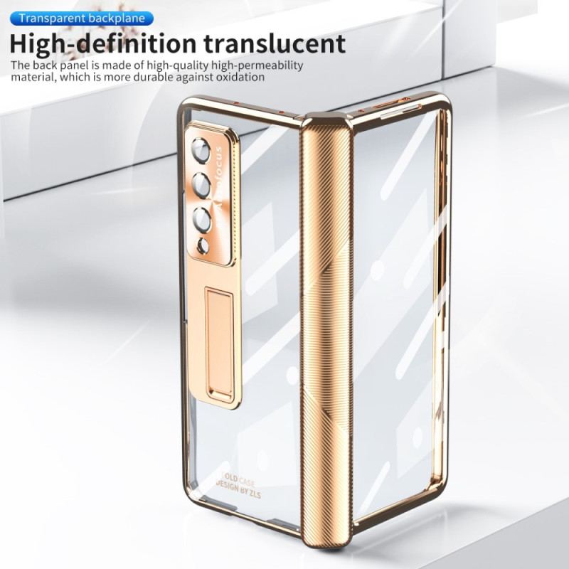 Capa De Celular Para Samsung Galaxy Z Fold 4 Vidro Temperado Transparente E Dobradiça