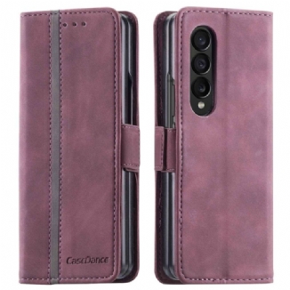 Capa Flip Para Samsung Galaxy Z Fold 4 Casedância Série Valsa 001