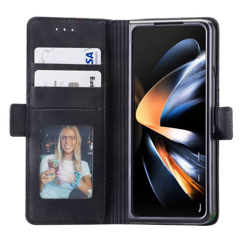 Capa Flip Para Samsung Galaxy Z Fold 4 Casedância Série Valsa 001