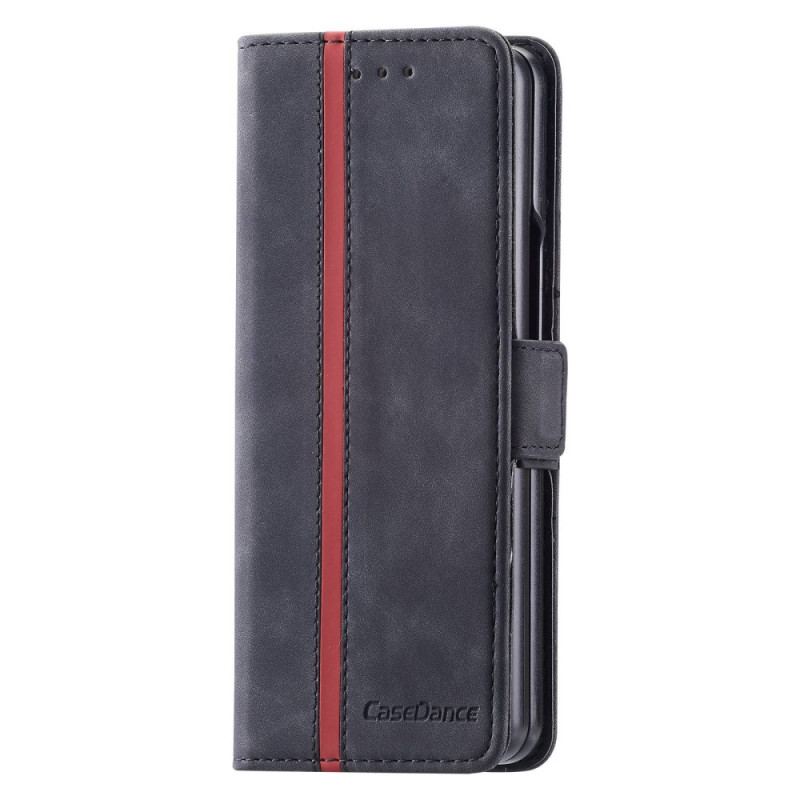 Capa Flip Para Samsung Galaxy Z Fold 4 Casedância Série Valsa 001