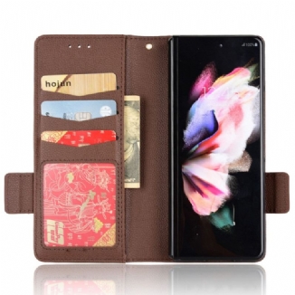 Capa Flip Para Samsung Galaxy Z Fold 4 Couro Sintético Winston