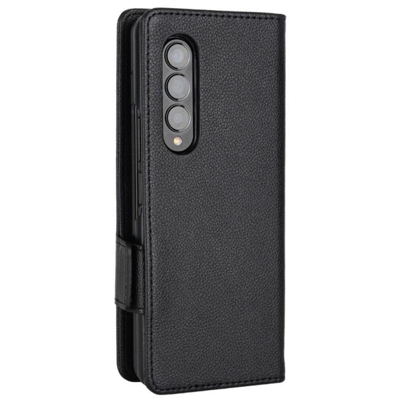 Capa Flip Para Samsung Galaxy Z Fold 4 Couro Sintético Winston