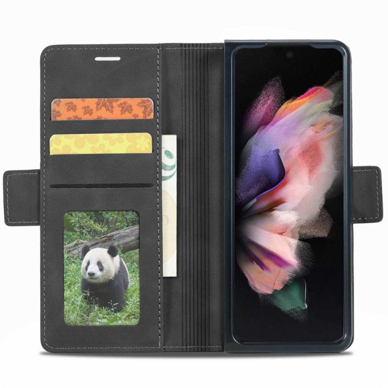 Capa Flip Para Samsung Galaxy Z Fold 4 Série Forwenw F3