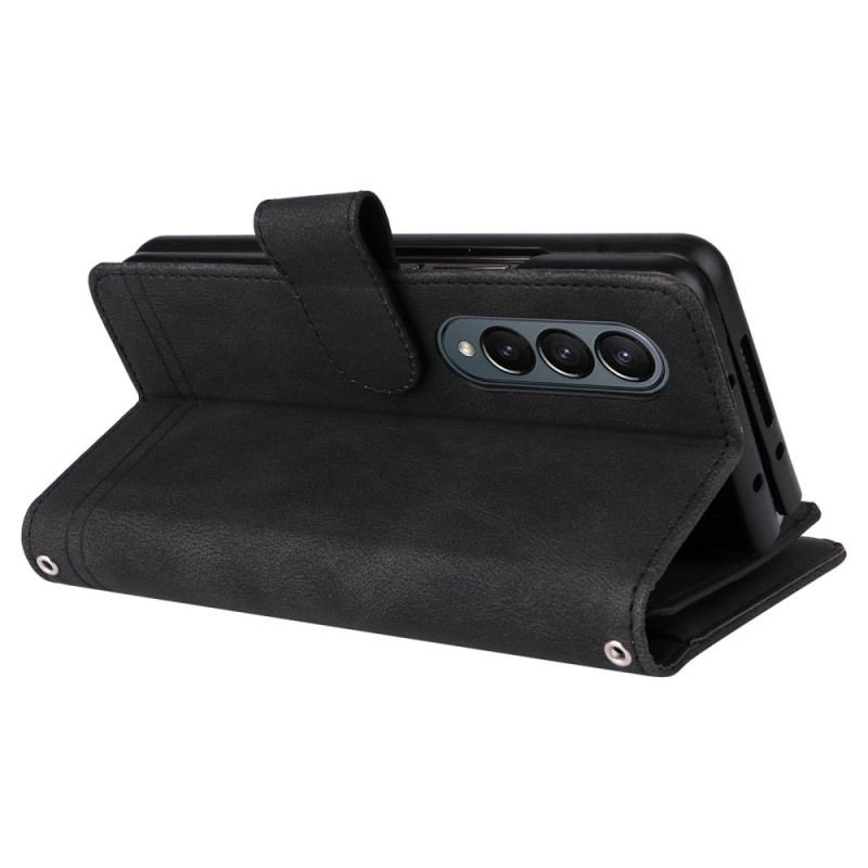 Capa Folio Para Samsung Galaxy Z Fold 4 Monopa